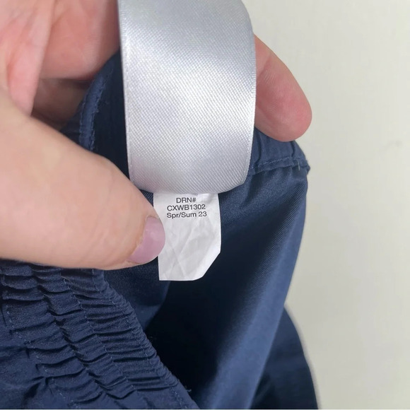 Eddie Bauer Tulip Hem ladies skort Large Navy Blue - Picture 11 of 11